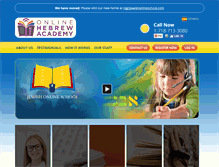 Tablet Screenshot of jewishonlineschool.com